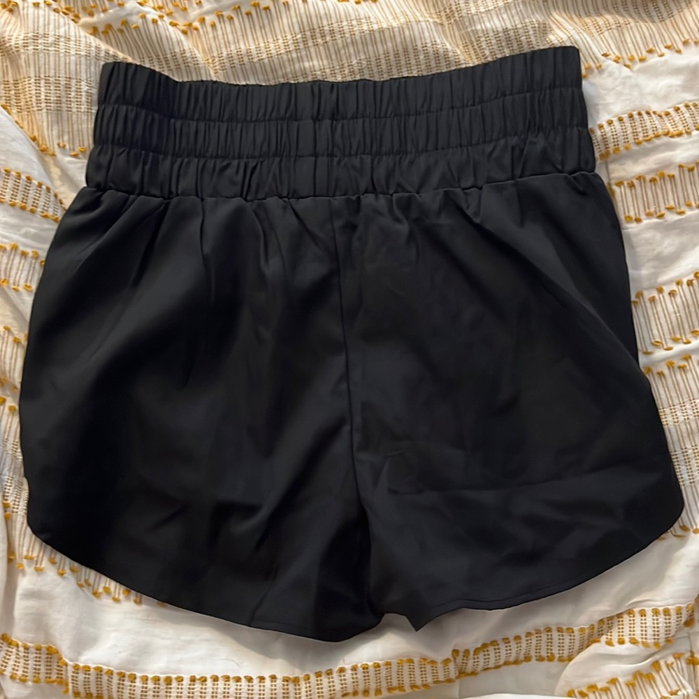 High waisted athletic shorts